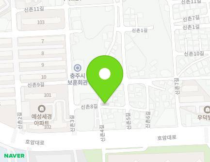 7 Sinchon 8-gil, Chungju-si, Chungcheongbuk-do, Republic of Korea Map