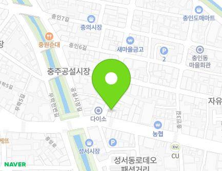 4 Chungin 2-gil, Chungju-si, Chungcheongbuk-do, Republic of Korea Map