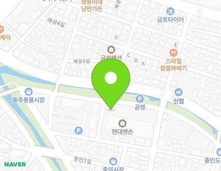 22 Chungin 1-gil, Chungju-si, Chungcheongbuk-do, Republic of Korea Map