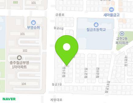 8 Chilgeum 5-gil, Chungju-si, Chungcheongbuk-do, Republic of Korea Map