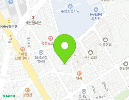 10-3 Munhwa 1-gil, Eumseong-eup, Eumseong-gun, Chungcheongbuk-do, Republic of Korea Map