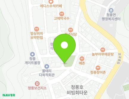 14 Cheongpungho-ro 56-gil, Cheongpung-myeon, Jecheon-si, Chungcheongbuk-do, Republic of Korea Map