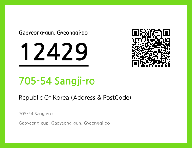 CC BY 4.0 Address and Postal Code QR Code Image (CC BY 4.0)