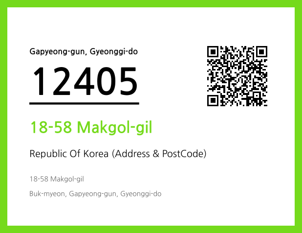 CC BY 4.0 Address and Postal Code QR Code Image (CC BY 4.0)