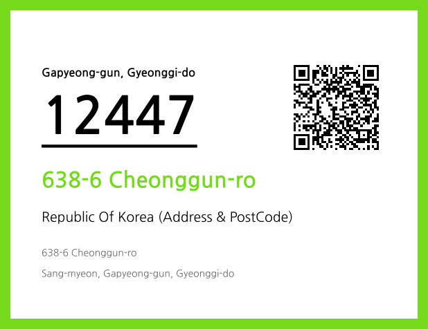 CC BY 4.0 Address and Postal Code QR Code Image (CC BY 4.0)