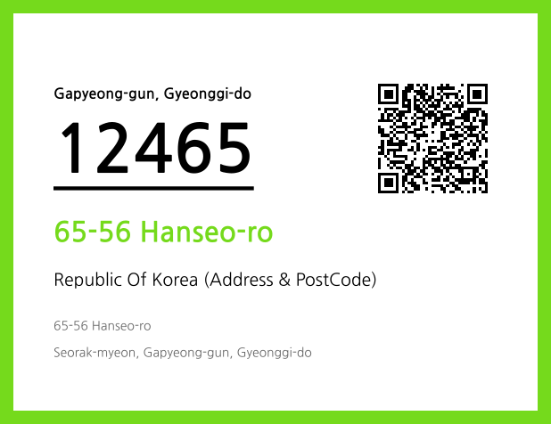 CC BY 4.0 Address and Postal Code QR Code Image (CC BY 4.0)