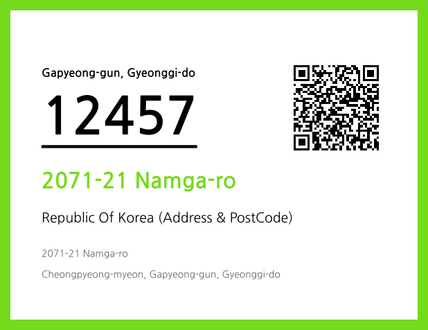 CC BY 4.0 Address and Postal Code QR Code Image (CC BY 4.0)
