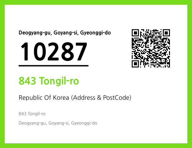 Address and Postal Code QR Code Image (CC BY 4.0)