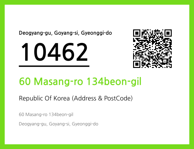 CC BY 4.0 Address and Postal Code QR Code Image (CC BY 4.0)