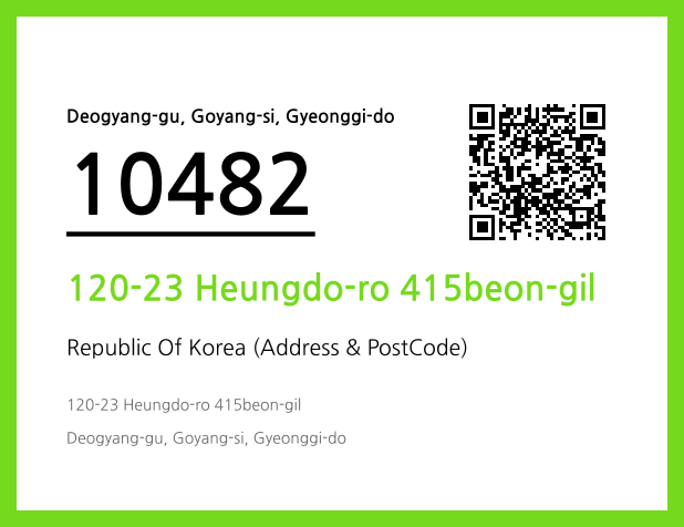 CC BY 4.0 Address and Postal Code QR Code Image (CC BY 4.0)