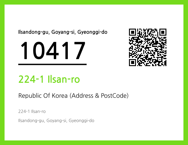 CC BY 4.0 Address and Postal Code QR Code Image (CC BY 4.0)