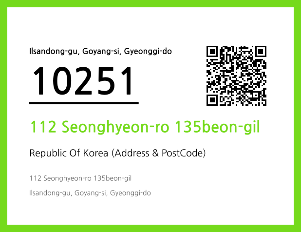 CC BY 4.0 Address and Postal Code QR Code Image (CC BY 4.0)