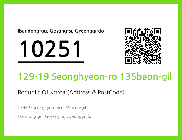 CC BY 4.0 Address and Postal Code QR Code Image (CC BY 4.0)