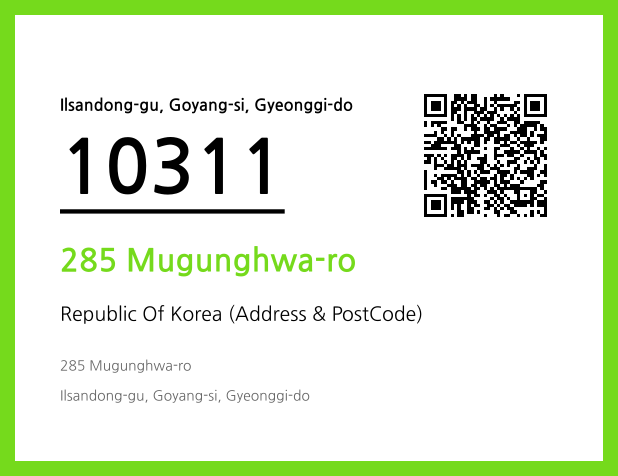 CC BY 4.0 Address and Postal Code QR Code Image (CC BY 4.0)