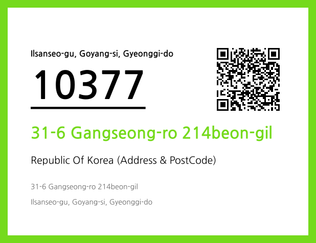 CC BY 4.0 Address and Postal Code QR Code Image (CC BY 4.0)