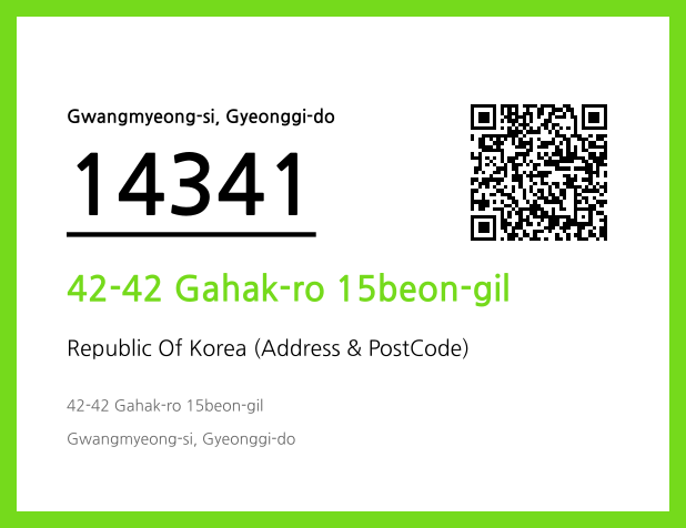 CC BY 4.0 Address and Postal Code QR Code Image (CC BY 4.0)