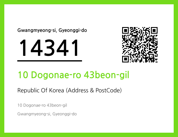 CC BY 4.0 Address and Postal Code QR Code Image (CC BY 4.0)