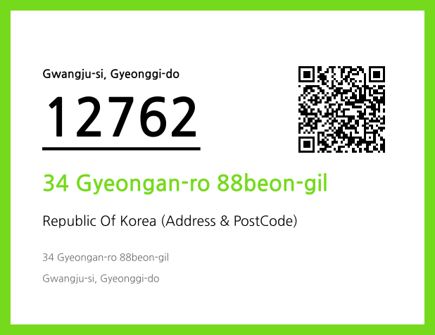 CC BY 4.0 Address and Postal Code QR Code Image (CC BY 4.0)