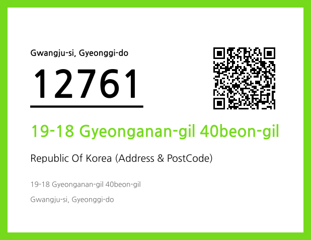 CC BY 4.0 Address and Postal Code QR Code Image (CC BY 4.0)