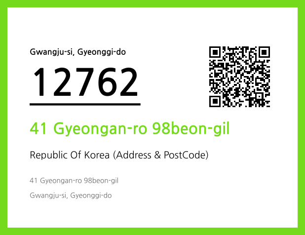 CC BY 4.0 Address and Postal Code QR Code Image (CC BY 4.0)