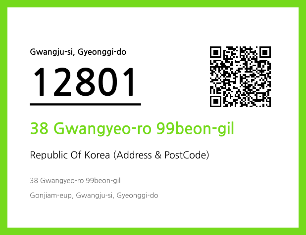 CC BY 4.0 Address and Postal Code QR Code Image (CC BY 4.0)