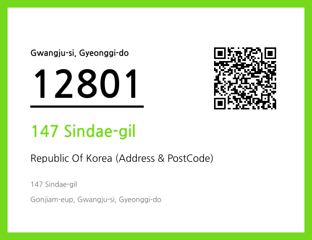 CC BY 4.0 Address and Postal Code QR Code Image (CC BY 4.0)