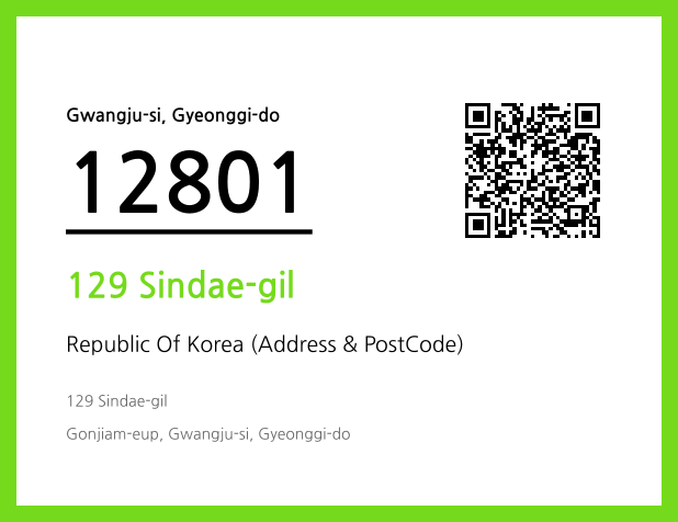 CC BY 4.0 Address and Postal Code QR Code Image (CC BY 4.0)