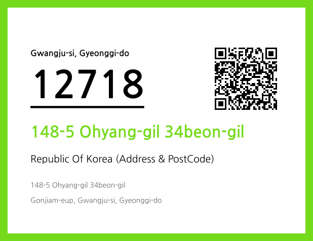 CC BY 4.0 Address and Postal Code QR Code Image (CC BY 4.0)