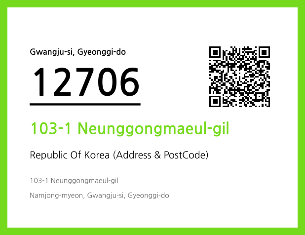 CC BY 4.0 Address and Postal Code QR Code Image (CC BY 4.0)