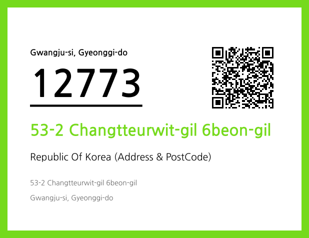 CC BY 4.0 Address and Postal Code QR Code Image (CC BY 4.0)