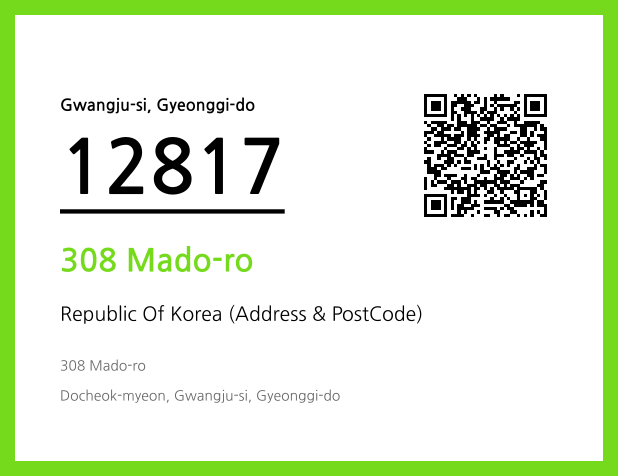 CC BY 4.0 Address and Postal Code QR Code Image (CC BY 4.0)
