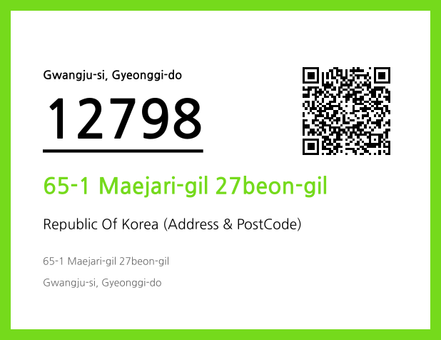 CC BY 4.0 Address and Postal Code QR Code Image (CC BY 4.0)