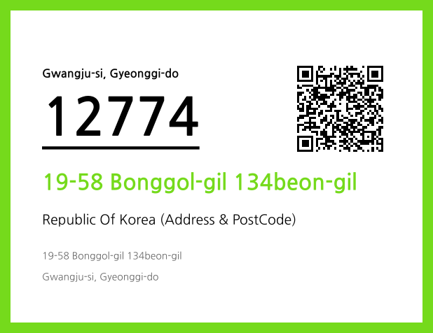 CC BY 4.0 Address and Postal Code QR Code Image (CC BY 4.0)