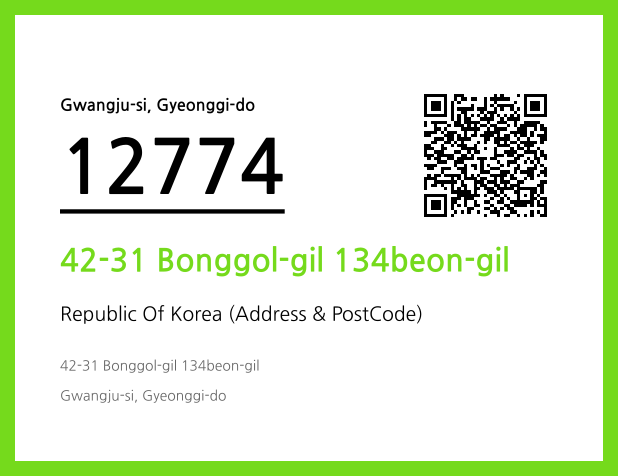 CC BY 4.0 Address and Postal Code QR Code Image (CC BY 4.0)
