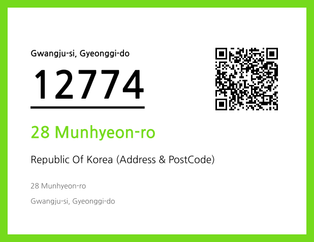 CC BY 4.0 Address and Postal Code QR Code Image (CC BY 4.0)