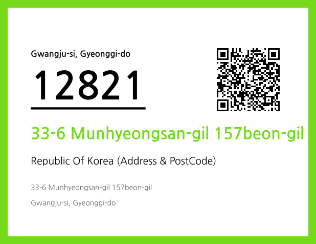 CC BY 4.0 Address and Postal Code QR Code Image (CC BY 4.0)