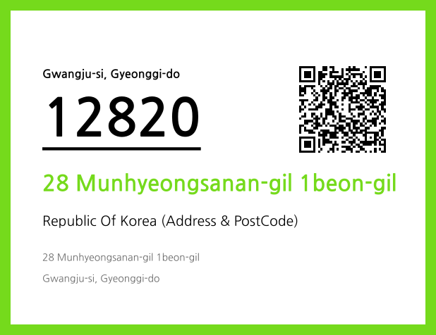 CC BY 4.0 Address and Postal Code QR Code Image (CC BY 4.0)
