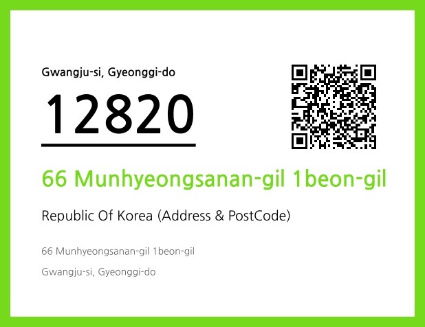 CC BY 4.0 Address and Postal Code QR Code Image (CC BY 4.0)