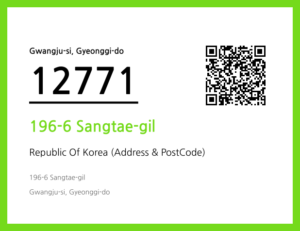 CC BY 4.0 Address and Postal Code QR Code Image (CC BY 4.0)