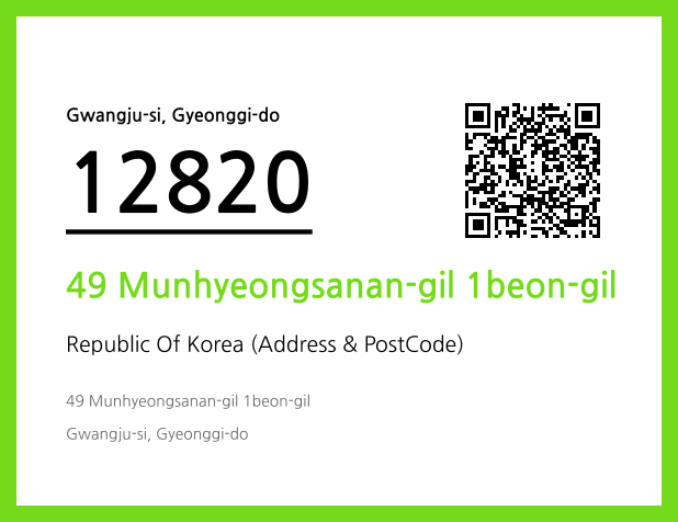 CC BY 4.0 Address and Postal Code QR Code Image (CC BY 4.0)