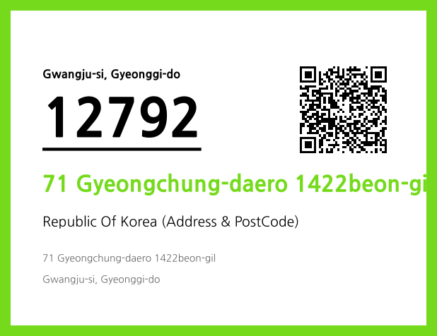 Address and Postal Code QR Code Image (CC BY 4.0)