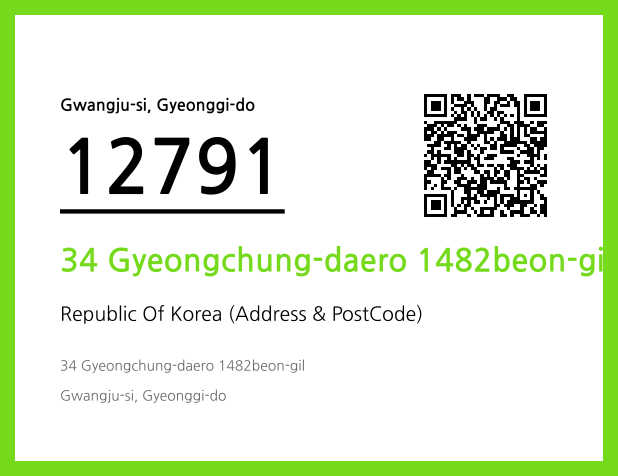 CC BY 4.0 Address and Postal Code QR Code Image (CC BY 4.0)