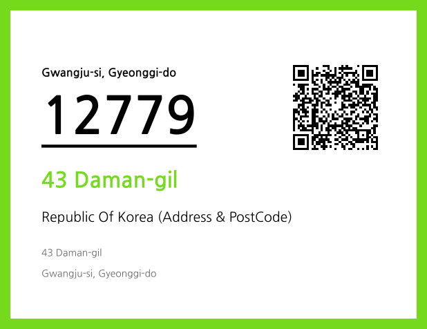 CC BY 4.0 Address and Postal Code QR Code Image (CC BY 4.0)