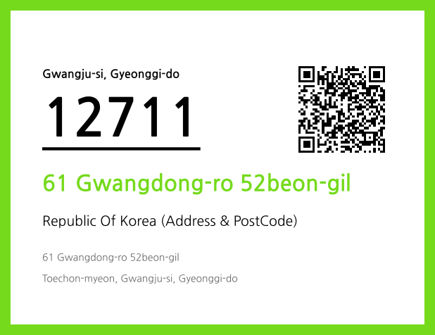 CC BY 4.0 Address and Postal Code QR Code Image (CC BY 4.0)