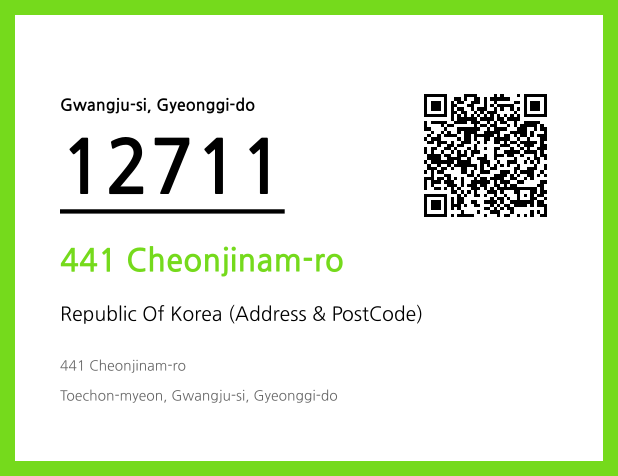 CC BY 4.0 Address and Postal Code QR Code Image (CC BY 4.0)