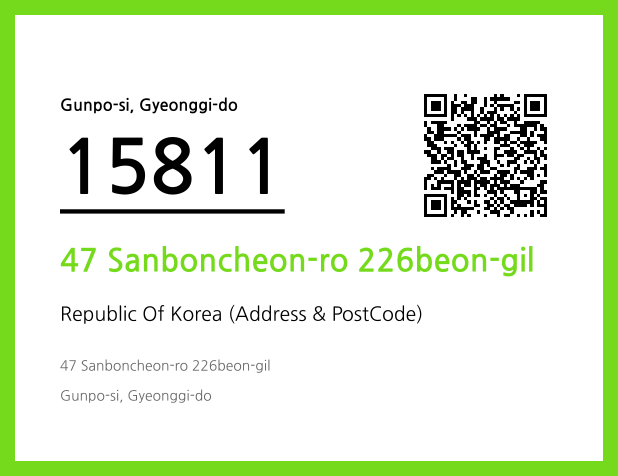Address and Postal Code QR Code Image (CC BY 4.0)