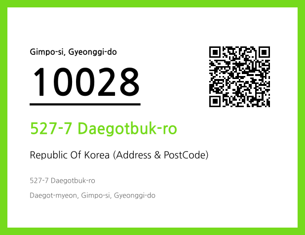 CC BY 4.0 Address and Postal Code QR Code Image (CC BY 4.0)