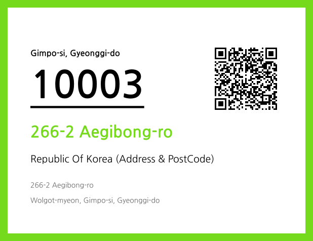 CC BY 4.0 Address and Postal Code QR Code Image (CC BY 4.0)