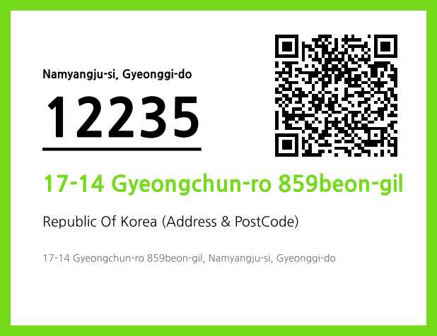 Address and Postal Code QR Code Image (CC BY 4.0)