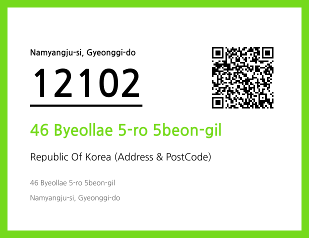 CC BY 4.0 Address and Postal Code QR Code Image (CC BY 4.0)